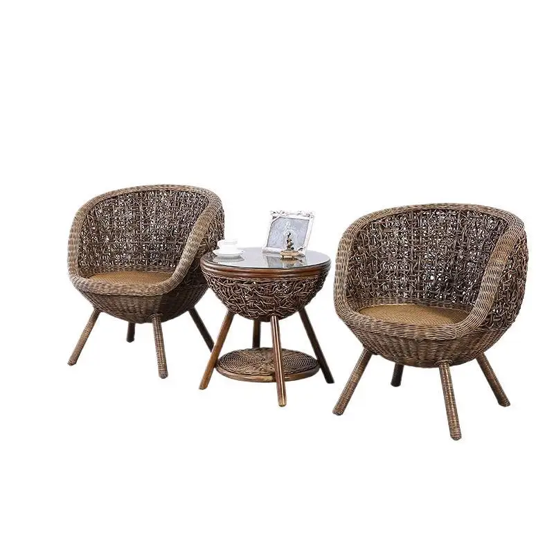 Rattan chair three-piece balcony small table and chair single back chair courtyard small coffee table casual rattan woven tea
Rattan chair three-piece balcony small table and chair single back chair courtyard small coffee table casual rattan woven tea