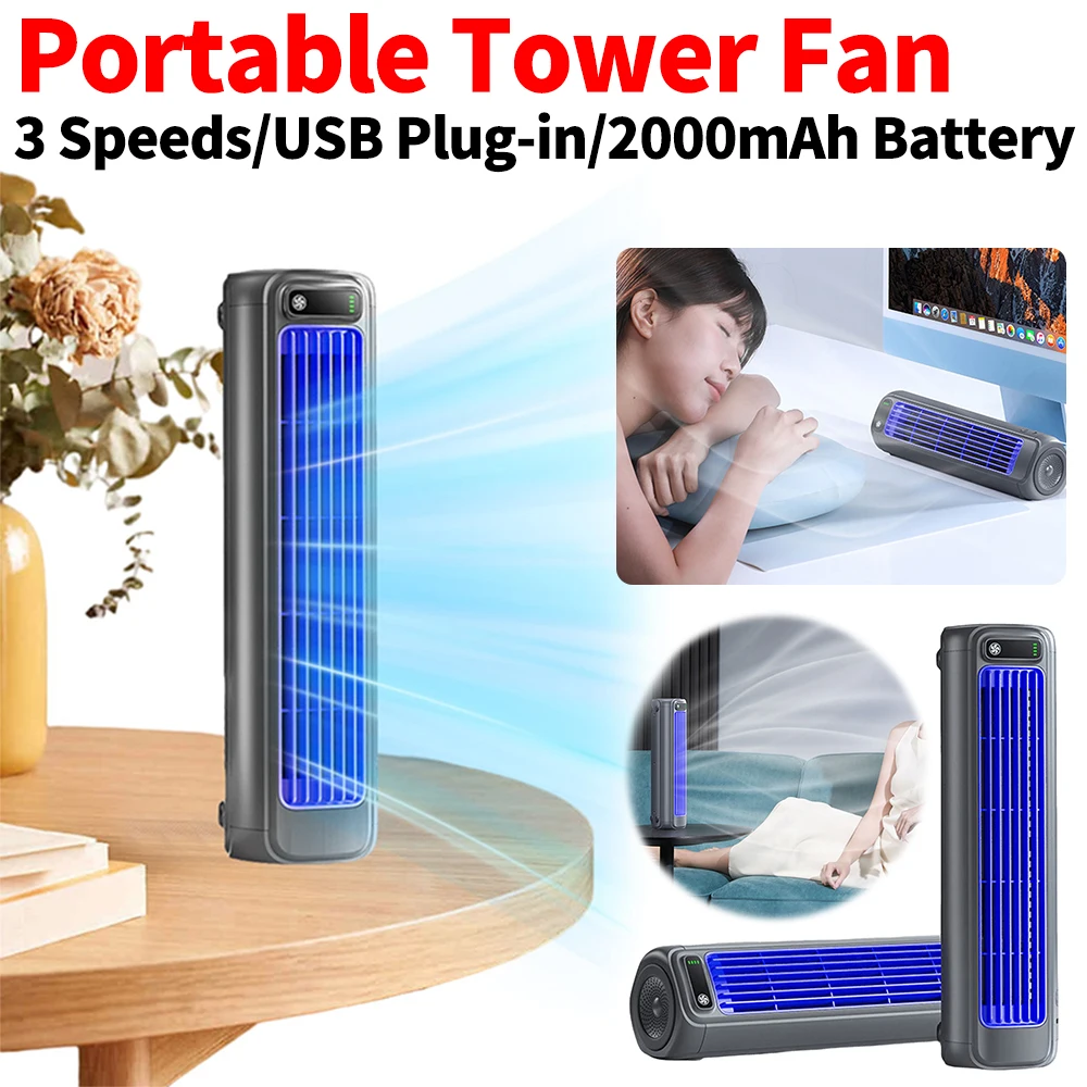 Башенный вентилятор с питанием от USB, 3-скоростной тихий USB-разъем, портативный стоячий вентилятор для спальни/гостиной/офиса, настенного крепления и настольного использования
Башенный вентилятор с питанием от USB, 3-скоростной тихий USB-разъем, портативный стоячий вентилятор для спальни/гостиной/офиса, настенного крепления и настольного использования