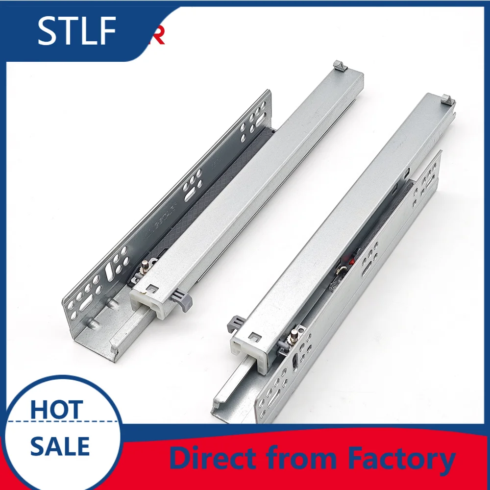 STLF 3 Fold Full Extension Soft Closing Undermount Drawer Slide Kitchen Cabinet Drawer Rail
STLF 3 Fold Full Extension Soft Closing Undermount Drawer Slide Kitchen Cabinet Drawer Rail
