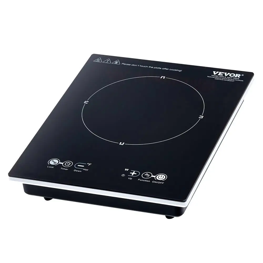 1800W Portable Induction Cooktop Countertop Burner with 9 Temp Levels
1800W Portable Induction Cooktop Countertop Burner with 9 Temp Levels