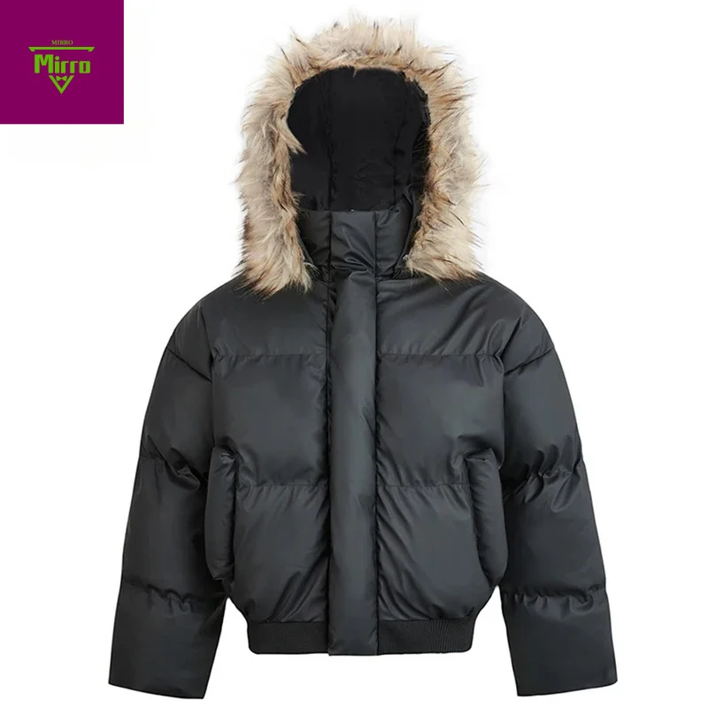 Уличная одежда, зимние куртки в стиле хип-хоп, парки с меховым воротником, утепленное теплое пальто с пузырьками, Harajuku, большие стеганые куртки-пуховики, верхняя одежда
Уличная одежда, зимние куртки в стиле хип-хоп, парки с меховым воротником, утепленное теплое пальто с пузырьками, Harajuku, большие стеганые куртки-пуховики, верхняя одежда