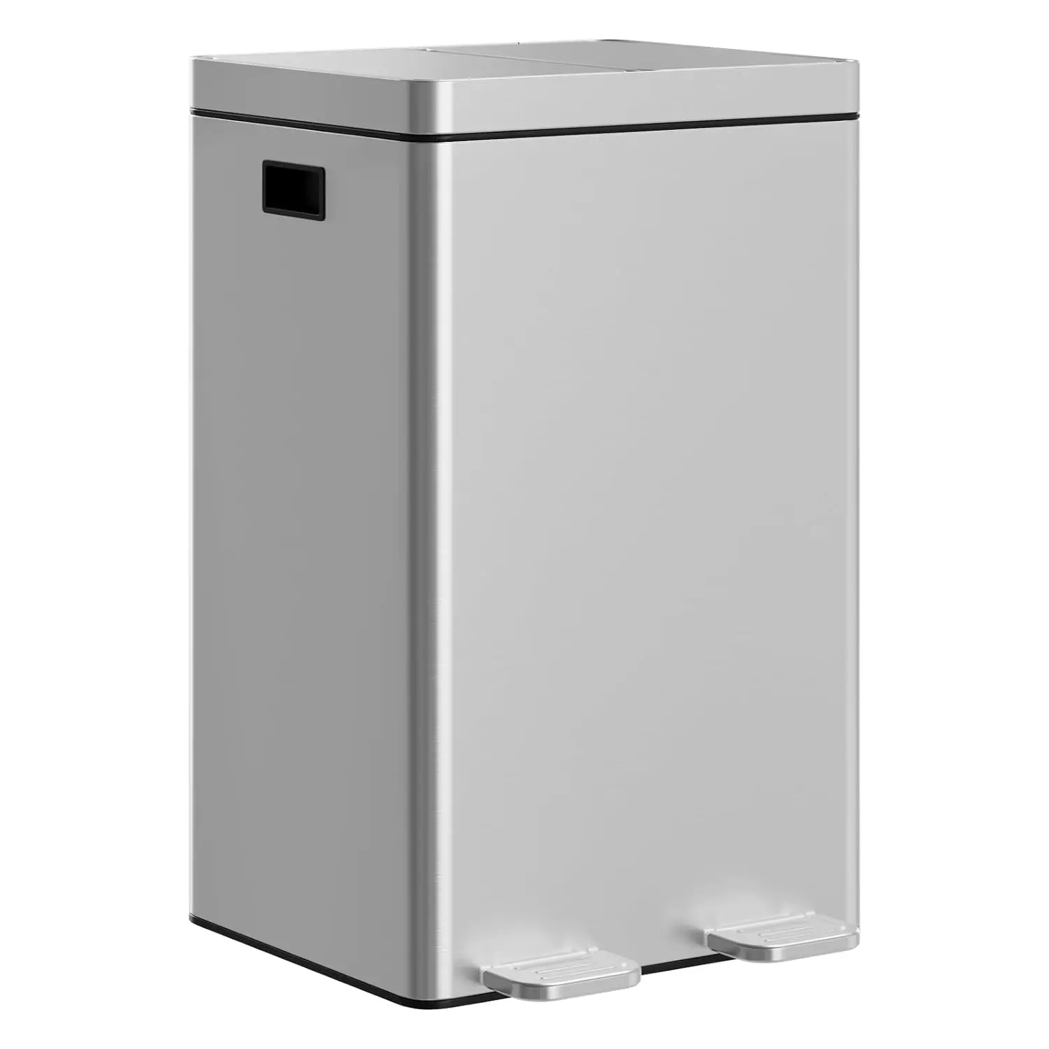 Kitchen Trash Can, 2×8-Gallon Stainless Steel Garbage Can with Lid, Dual-Compartment Trash Bin with Soft-Close Foot, Custom
Kitchen Trash Can, 2×8-Gallon Stainless Steel Garbage Can with Lid, Dual-Compartment Trash Bin with Soft-Close Foot, Custom