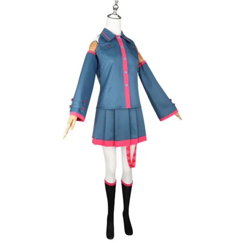 Костюмы для косплея Yiyi Blue Miku Kasane Teto, платье миди, верхняя юбка, комплекты аниме UTAU Vtuber, женский костюм на Хэллоуин, карнавал и вечеринку
Костюмы для косплея Yiyi Blue Miku Kasane Teto, платье миди, верхняя юбка, комплекты аниме UTAU Vtuber, женский костюм на Хэллоуин, карнавал и вечеринку