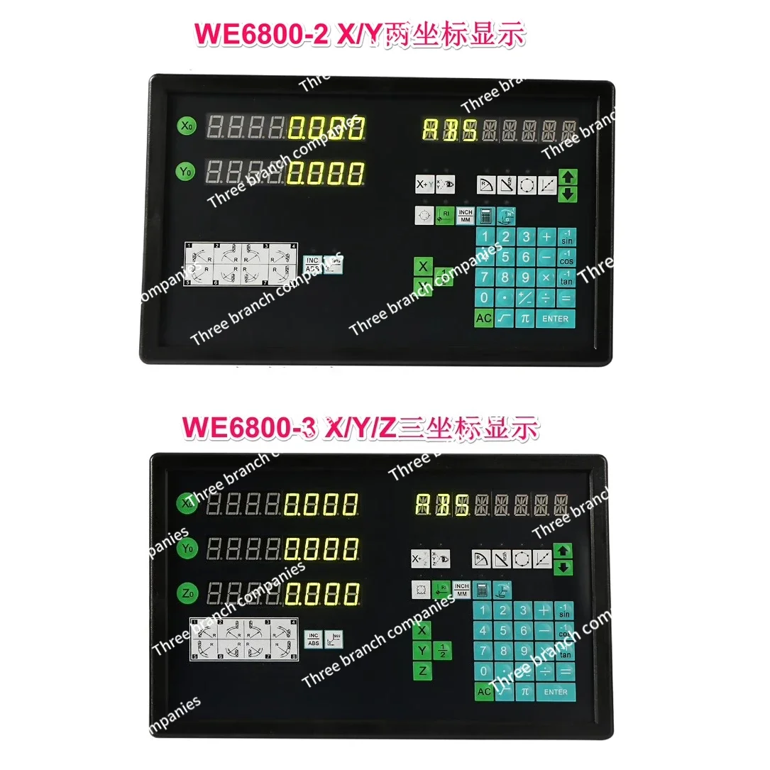 Digital Display WE6800-2 WE6800-3 WE200DC 3000 Display Milling Machine Lathe Grinding Machine Wire Cutting
Digital Display WE6800-2 WE6800-3 WE200DC 3000 Display Milling Machine Lathe Grinding Machine Wire Cutting