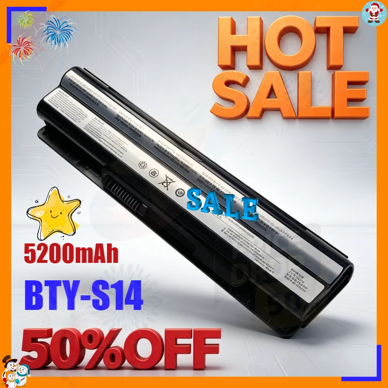 NEW BTY-S14 Laptop Battery for MSI GE60 GE70 Series CR650 CX650 CR41 CX61 CR70 FR400 FR600 FR610 FR620 FR700 FX400 FX420 BTY-S15
NEW BTY-S14 Laptop Battery for MSI GE60 GE70 Series CR650 CX650 CR41 CX61 CR70 FR400 FR600 FR610 FR620 FR700 FX400 FX420 BTY-S15