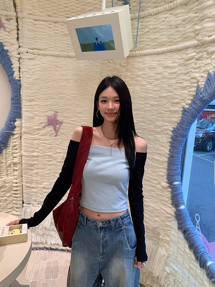 Футболка Lumoder Long Sve Color Blo, женский топ Faion oulder Baring, повседневный топ, синий, контрастный, осенний, новинка A...
Футболка Lumoder Long Sve Color Blo, женский топ Faion oulder Baring, повседневный топ, синий, контрастный, осенний, новинка A...