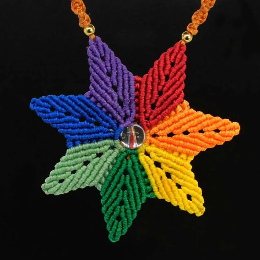 New Style Fashion Unique Elegant Style Natural Gem Stone Rock Crystal Handmade Knit Pentagram Pendant Necklace Female Jewelry
New Style Fashion Unique Elegant Style Natural Gem Stone Rock Crystal Handmade Knit Pentagram Pendant Necklace Female Jewelry