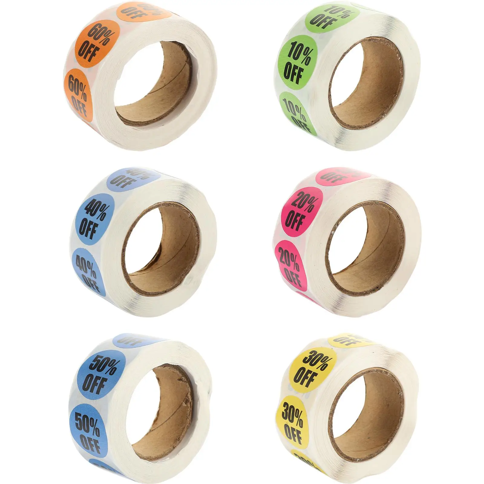 6 Rolls Printable Logo Stickers Adhesive Labels Retail Store Paper Self Adhesive Sale Signs Price Tags Supermarket Display
6 Rolls Printable Logo Stickers Adhesive Labels Retail Store Paper Self Adhesive Sale Signs Price Tags Supermarket Display