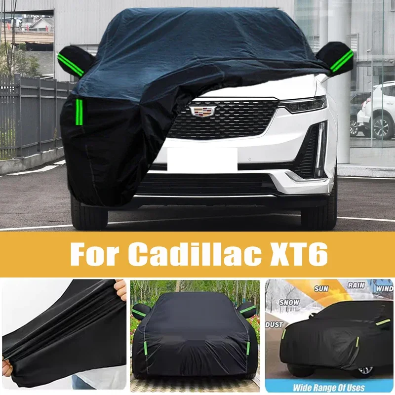 For Cadillac XT6 Full Car Cover Four Seasons Outdoor Sun Anti UV Rain Snow Dust Protection Oxford Cloth Accessories
For Cadillac XT6 Full Car Cover Four Seasons Outdoor Sun Anti UV Rain Snow Dust Protection Oxford Cloth Accessories