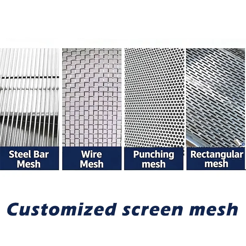 Customized Long Mesh, Punched Mesh and Metal Mesh, all suitable for screening machines.
Customized Long Mesh, Punched Mesh and Metal Mesh, all suitable for screening machines.