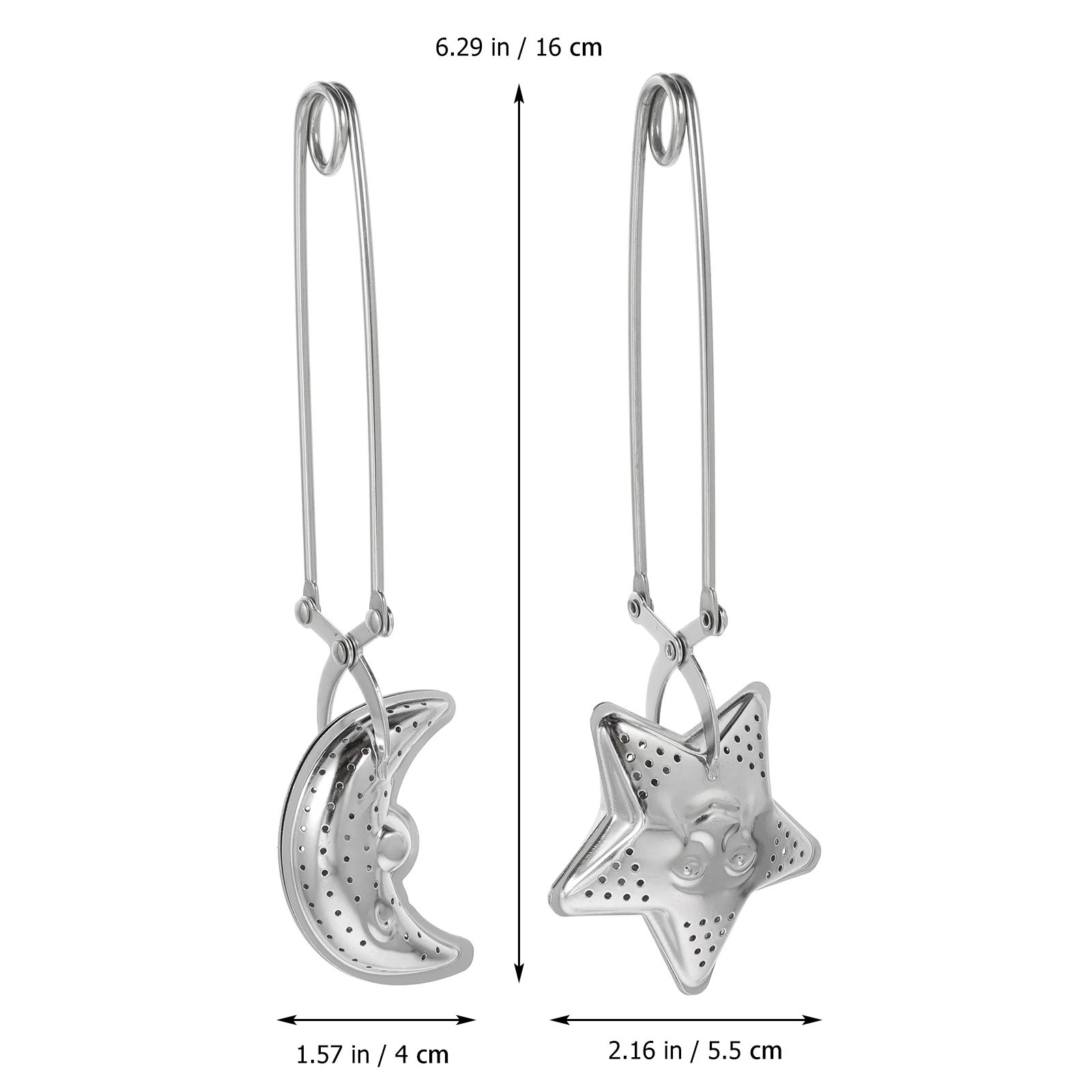 2pcs Silver Stainless Steel Infuser Filters Long Grip Strainer Handle Loose Leaf Tea Clip On Tea Filter For Home
2pcs Silver Stainless Steel Infuser Filters Long Grip Strainer Handle Loose Leaf Tea Clip On Tea Filter For Home