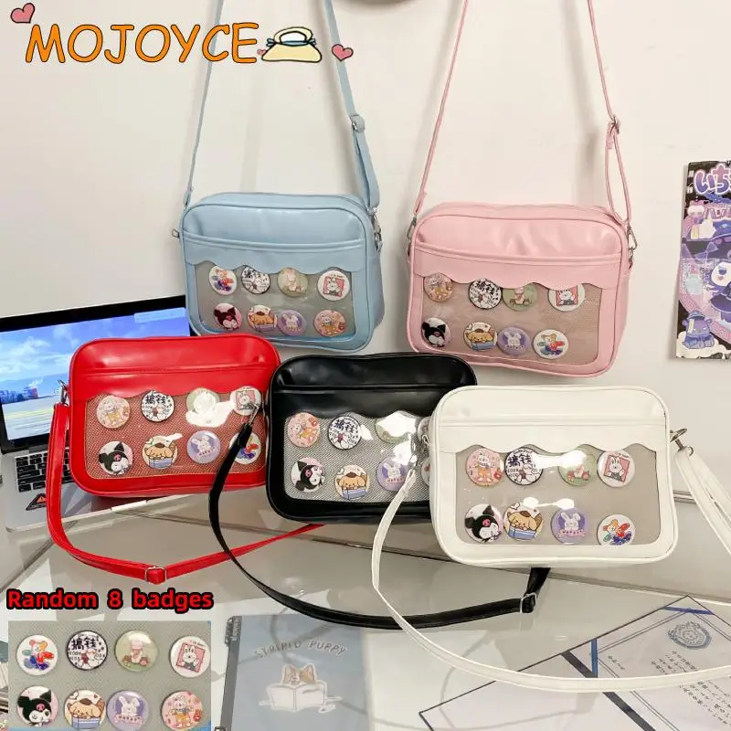 Women's Shoulder Bags Y2K Transparent Pocket PU Uniform JK Ita Bag Lolita Girl Crossbody Bag Cute Tote Handbag Underarm Pouch
Women's Shoulder Bags Y2K Transparent Pocket PU Uniform JK Ita Bag Lolita Girl Crossbody Bag Cute Tote Handbag Underarm Pouch
