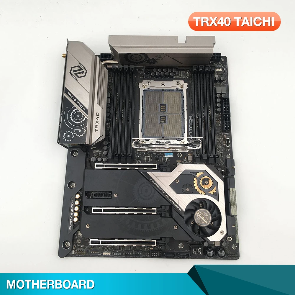Desktop Motherboard For ASROCK TRX40 TAICHI 8×DDR4 8+24 PIN ATX 256GB Support 3970X 3900X
Desktop Motherboard For ASROCK TRX40 TAICHI 8×DDR4 8+24 PIN ATX 256GB Support 3970X 3900X