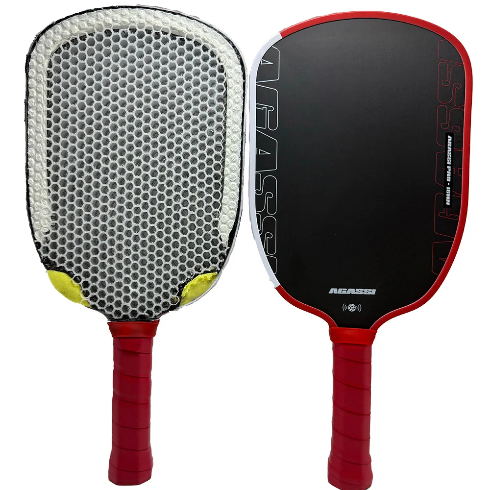 SONGYI Agassi Pro 16mm T700 Carbon Fiber Pickleball Paddle Maximum Spin & Dink Control, Honeycomb Core for Vibration Dampening
SONGYI Agassi Pro 16mm T700 Carbon Fiber Pickleball Paddle Maximum Spin & Dink Control, Honeycomb Core for Vibration Dampening