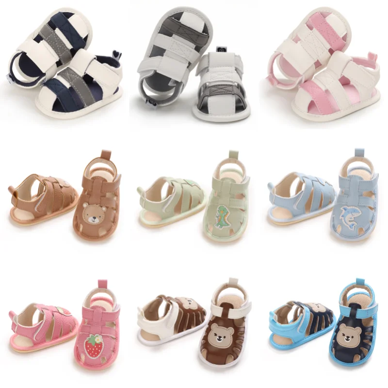 Baby Boy Cute Bear Sandals Lightweight Comfortable Indoor Outdoor First Walkers Kids Spring Summer Infant Toddler Shoes 0-18Mon
Baby Boy Cute Bear Sandals Lightweight Comfortable Indoor Outdoor First Walkers Kids Spring Summer Infant Toddler Shoes 0-18Mon