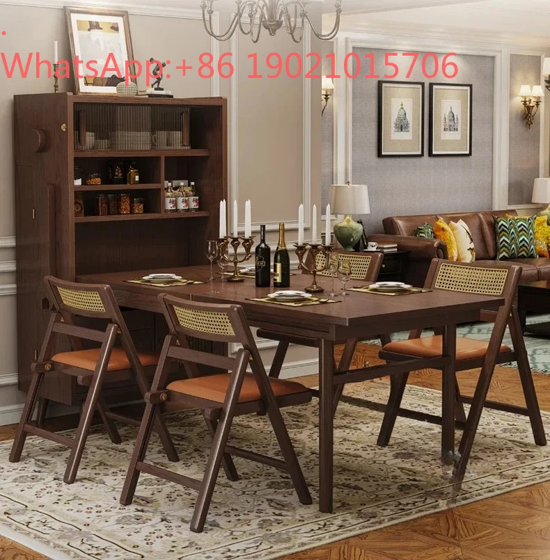 HXL solid wood folding dining table small apartment creative personalized robot bar table retractable table integrated
HXL solid wood folding dining table small apartment creative personalized robot bar table retractable table integrated