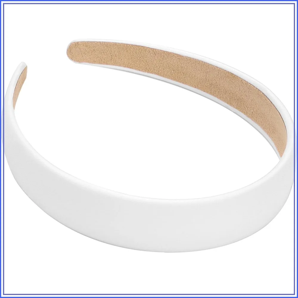 1 Inch PU Leather Headband, Wide Padded Hairband for Women, Cute Fashion Accessories (White)
1 Inch PU Leather Headband, Wide Padded Hairband for Women, Cute Fashion Accessories (White)