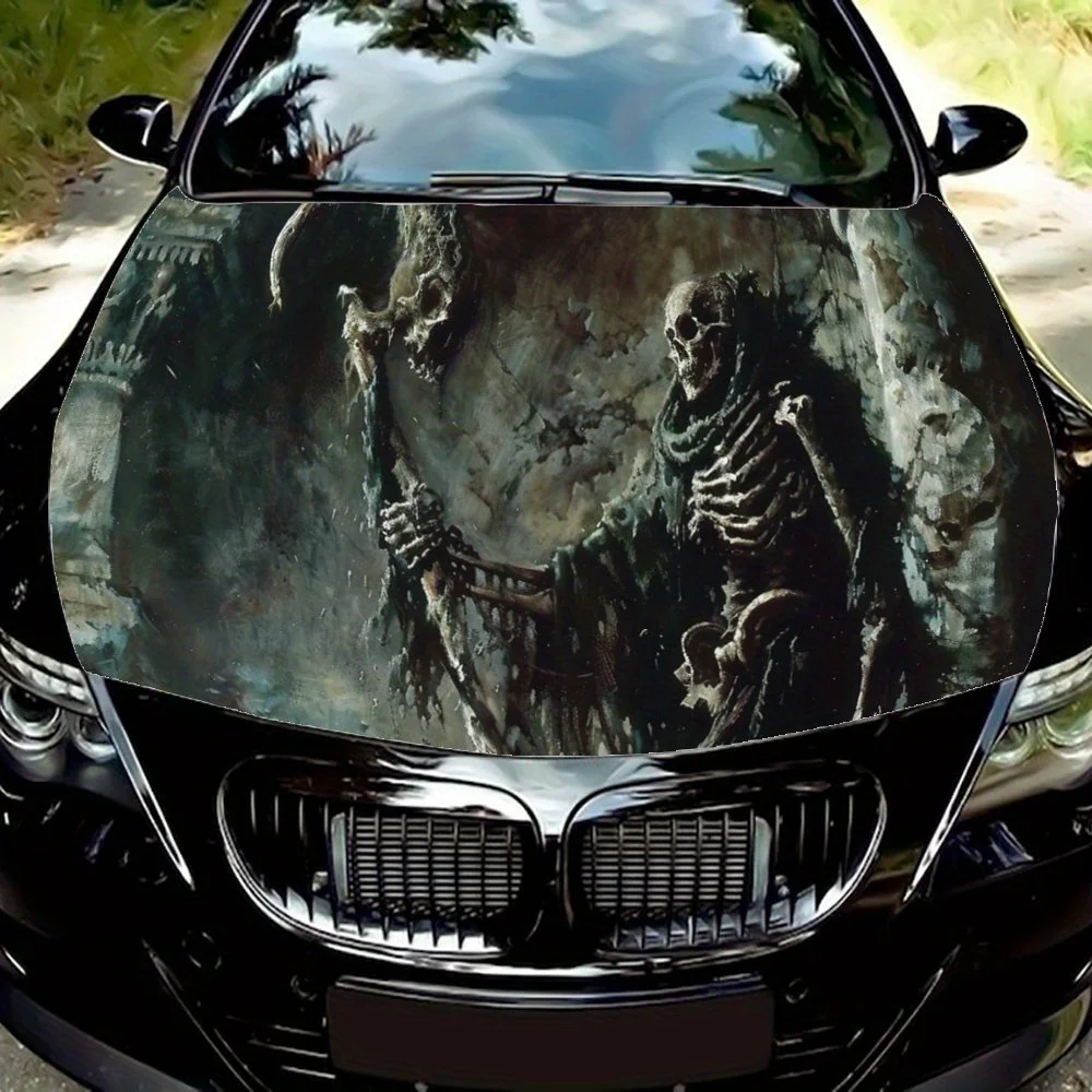 Black Death God Holds A Sickle Car Hood Wrap Color Vinyl Sticker Truck Graphic Bonnet Auto Accessories Decoration Decal Gift
Black Death God Holds A Sickle Car Hood Wrap Color Vinyl Sticker Truck Graphic Bonnet Auto Accessories Decoration Decal Gift