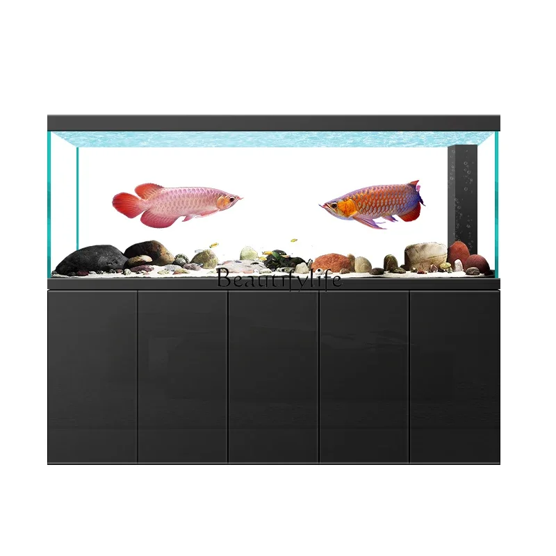 FG26Large aquarium arowana tank widened bottom filter belt cabinet integrated
FG26Large aquarium arowana tank widened bottom filter belt cabinet integrated