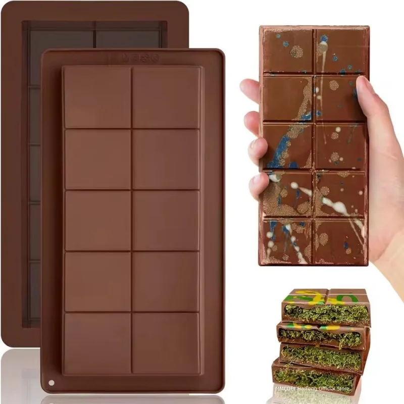 1Pcs Handmade Chocolate Mold Silicone Mold Dubai Chocolate Silicone Mold Baking Supplies Candy Making Tools 10 Squares Choco
1Pcs Handmade Chocolate Mold Silicone Mold Dubai Chocolate Silicone Mold Baking Supplies Candy Making Tools 10 Squares Choco