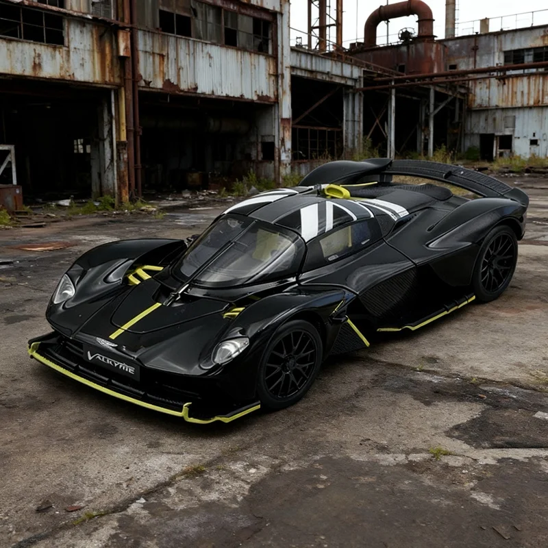 1/23 Aston Martin Valkyrie, модель спортивного автомобиля из сплава, литая под давлением металлическая гоночная модель супермобиля, звук и свет, детская игрушка в подарок
1/23 Aston Martin Valkyrie, модель спортивного автомобиля из сплава, литая под давлением металлическая гоночная модель супермобиля, звук и свет, детская игрушка в подарок