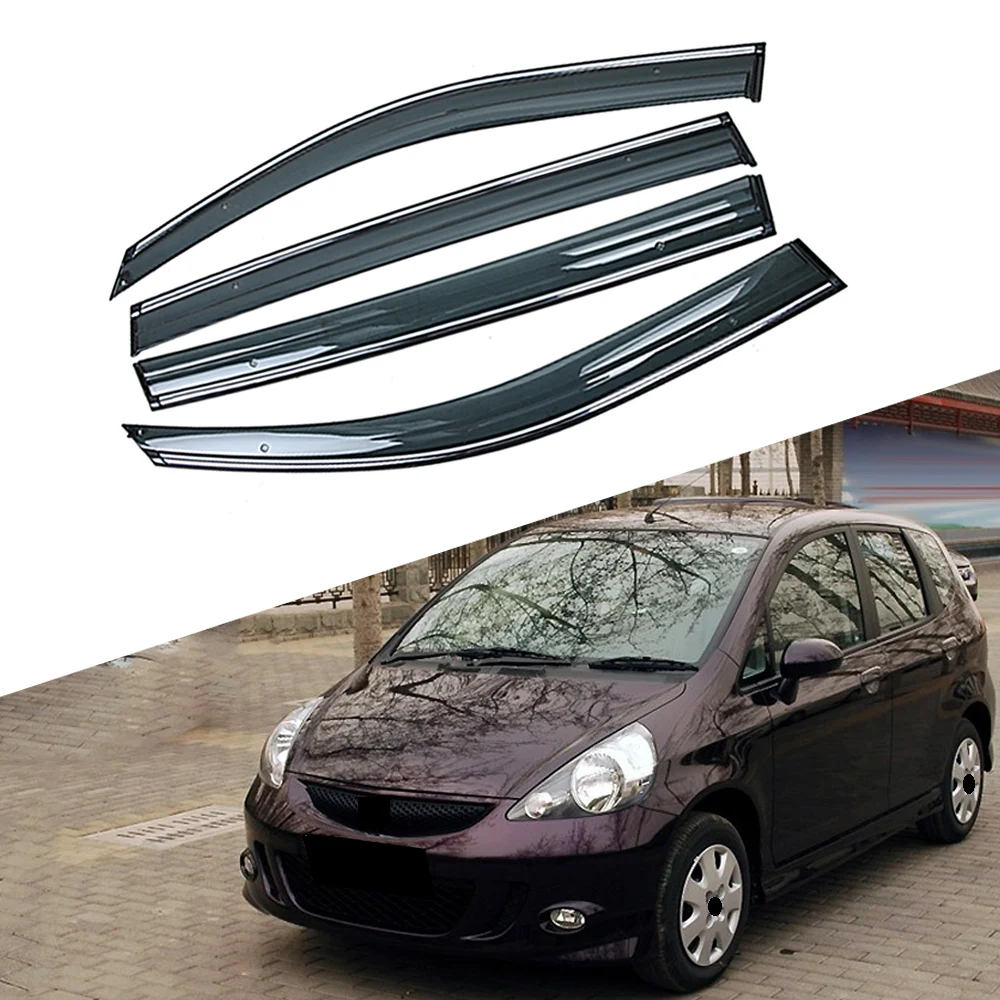For HONDA Jazz FIT 2002-2008 Hatchback Car Window Sun Rain Shade Visors Shield Shelter Protector Cover Frame Sticker Accessories
For HONDA Jazz FIT 2002-2008 Hatchback Car Window Sun Rain Shade Visors Shield Shelter Protector Cover Frame Sticker Accessories