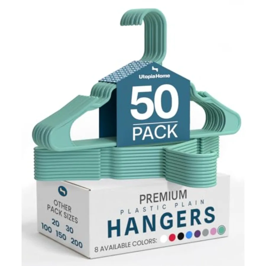 Plastic Hangers 50 Pack Space Saving Plastic Clothes Hangers for Adults with Built-in Strap Hooks Essential for Shirts Pants Sk
Plastic Hangers 50 Pack Space Saving Plastic Clothes Hangers for Adults with Built-in Strap Hooks Essential for Shirts Pants Sk