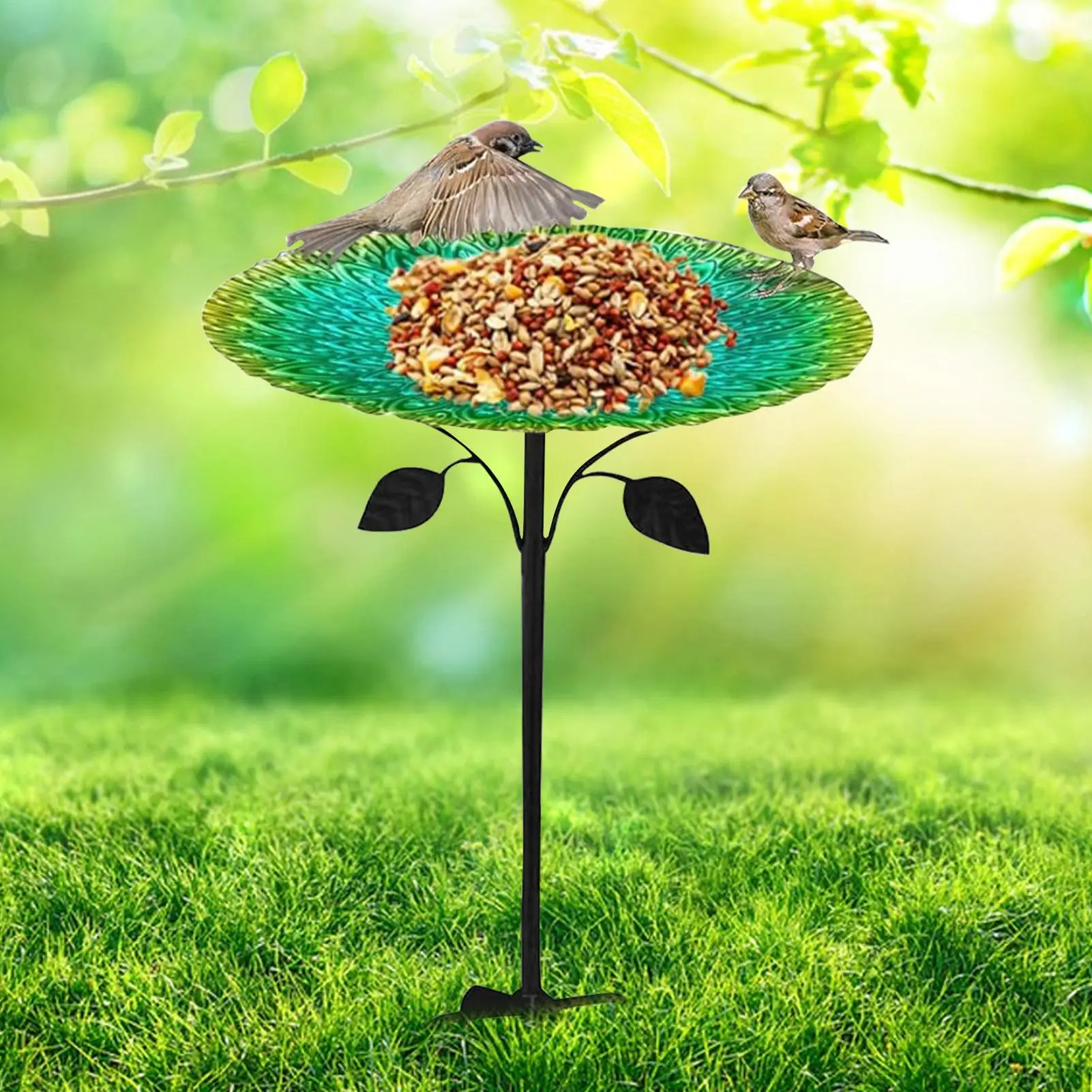 Bird Bath Bowl Metal Garden Water Feeder Bird Water Bowl For Hummingbird Parrot Sparrow Parakeet Budgies Yard Balcony Lawn
Bird Bath Bowl Metal Garden Water Feeder Bird Water Bowl For Hummingbird Parrot Sparrow Parakeet Budgies Yard Balcony Lawn