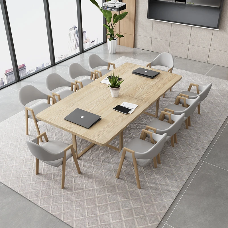 Office Small 2.4 Meters Small Conference Table 6 People Long Table Ten People Negotiation Negotiation Table Combination
Office Small 2.4 Meters Small Conference Table 6 People Long Table Ten People Negotiation Negotiation Table Combination