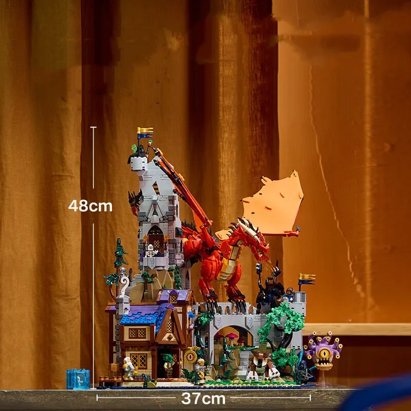 Семитированная серия модели Red Dragon Legend, набор строительных блоков, игрушка, детский подарок на день рождения 
Семитированная серия модели Red Dragon Legend, набор строительных блоков, игрушка, детский подарок на день рождения