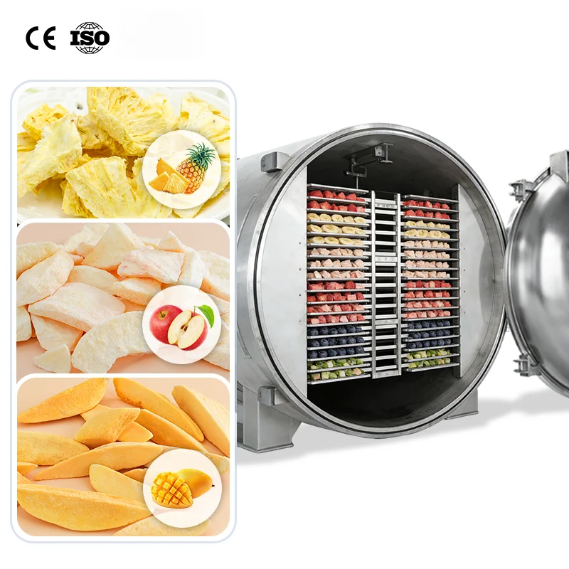 50L 150L 300L 500L Vegetable And Fruit Food-Grade Vacuum Freeze Dryer Freeze-Drying Machine
50L 150L 300L 500L Vegetable And Fruit Food-Grade Vacuum Freeze Dryer Freeze-Drying Machine
