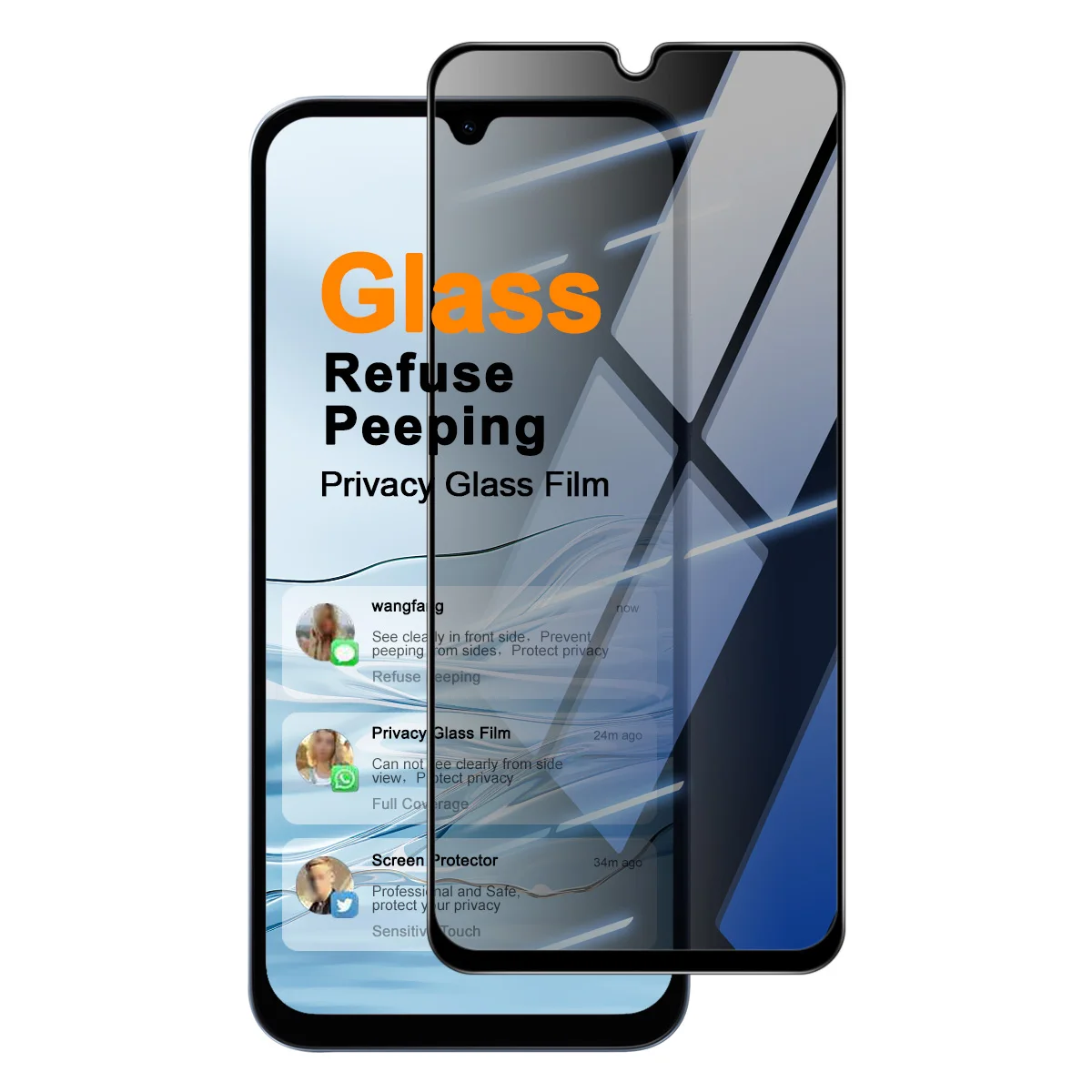 IMAK Privacy Tempered Glass for Redmi 15A 5G Screen Protector Film
IMAK Privacy Tempered Glass for Redmi 15A 5G Screen Protector Film