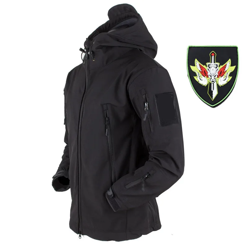 Special Forces Winter Warmth and Thickening Tactical Training Soft Shell Hiking Outdoor Hooded Waterproof Charge Coat And Pants
Special Forces Winter Warmth and Thickening Tactical Training Soft Shell Hiking Outdoor Hooded Waterproof Charge Coat And Pants