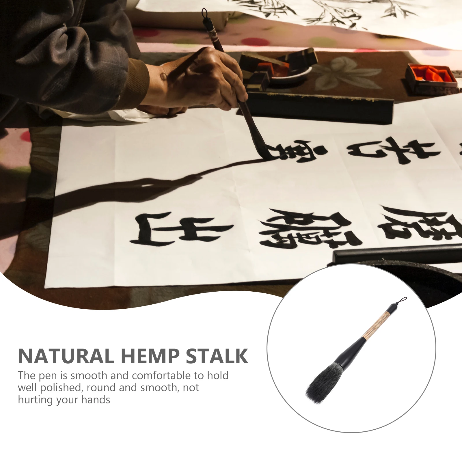 Chinese Calligraphy Brush Pen Professional Durable Smooth Writing Tool for Calligraphy Painting Art Stationery
Chinese Calligraphy Brush Pen Professional Durable Smooth Writing Tool for Calligraphy Painting Art Stationery