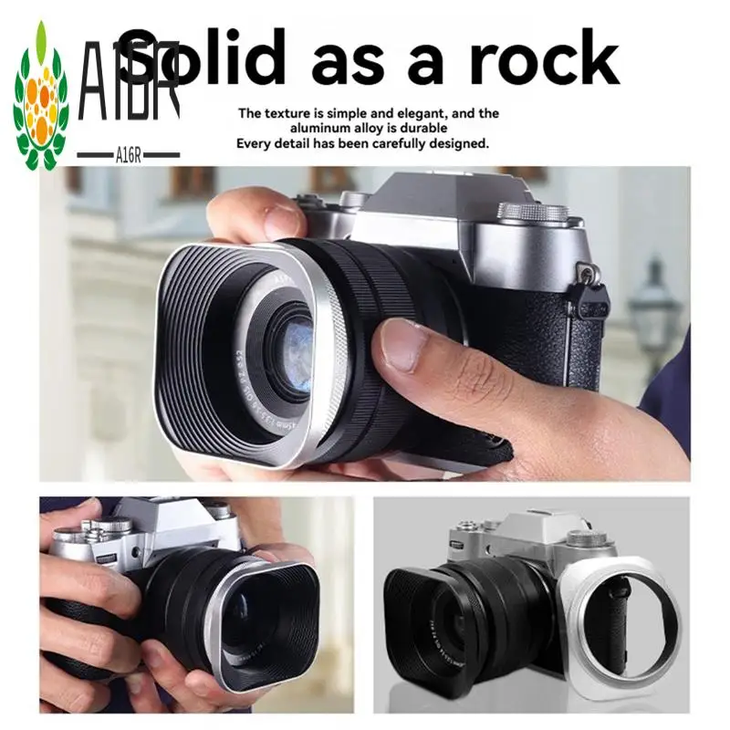 A16R-52Mm Caliber SLR Micro-Single Lens Hood Square Aluminum Alloy Lens Hood For Sony, Canon, Nikon, Fujifilm Cameras
A16R-52Mm Caliber SLR Micro-Single Lens Hood Square Aluminum Alloy Lens Hood For Sony, Canon, Nikon, Fujifilm Cameras