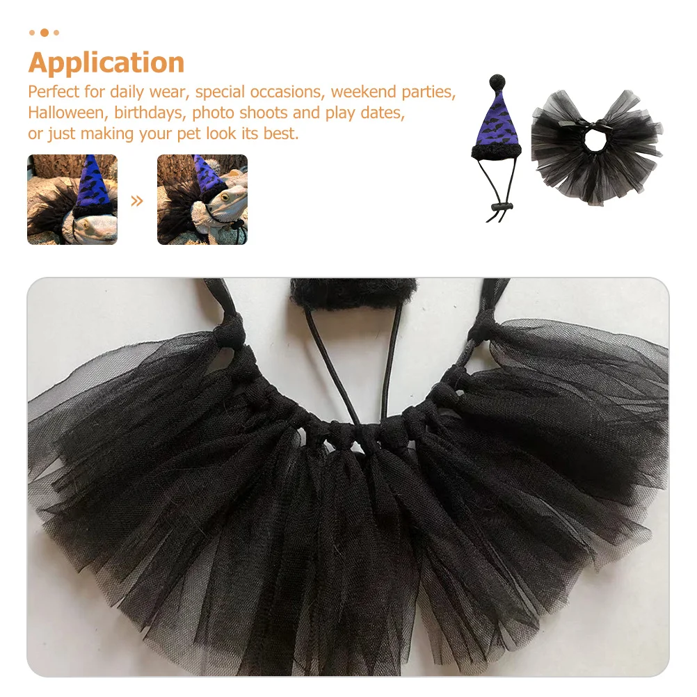 1Set Pet Skirt Hat Set Creative Halloween Lizard Costume Lightweight Comfortable Dress Party Prop Pet Costume Lizard Supplies 
1Set Pet Skirt Hat Set Creative Halloween Lizard Costume Lightweight Comfortable Dress Party Prop Pet Costume Lizard Supplies
