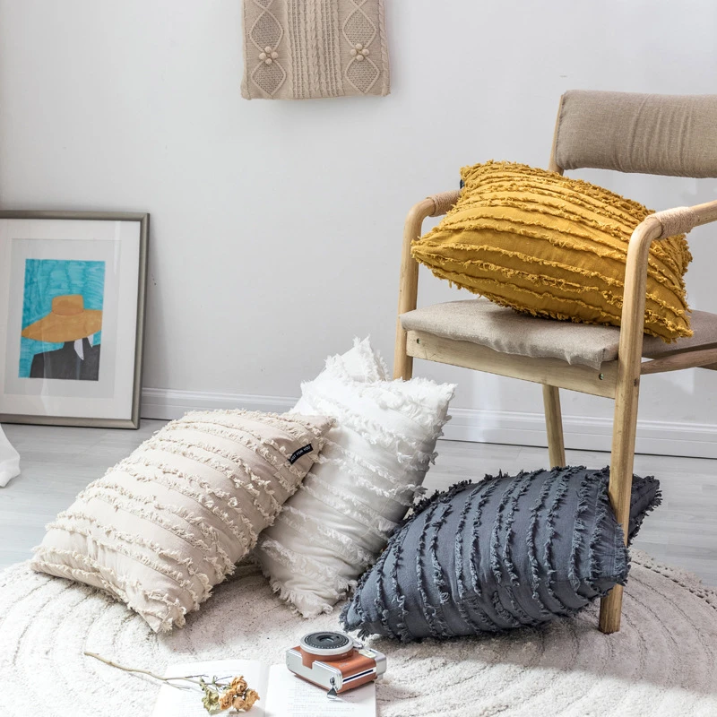 45x45cm Square Cotton Linen Jacquard Striped Solid Color Home Living Room Sofa Cushion Cover Decoration
45x45cm Square Cotton Linen Jacquard Striped Solid Color Home Living Room Sofa Cushion Cover Decoration