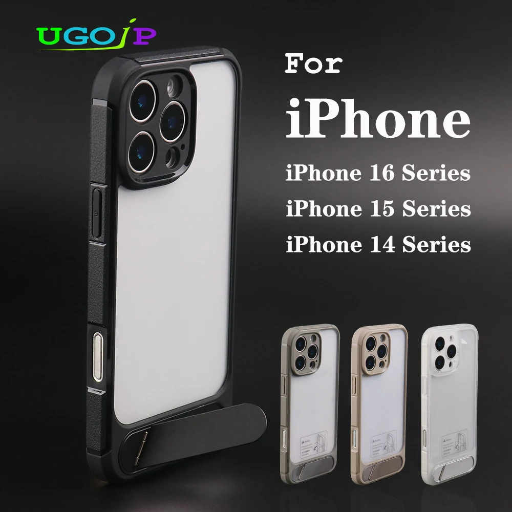 UGOjP Case For iPhone 16 Pro Max 14 Pro Max Transparent Case For iPhone 15 Pro Max Metal Alloy Stand Shockproof Protective Cover
UGOjP Case For iPhone 16 Pro Max 14 Pro Max Transparent Case For iPhone 15 Pro Max Metal Alloy Stand Shockproof Protective Cover