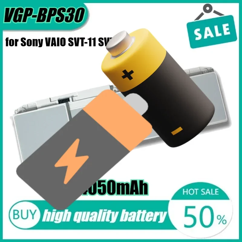 11.1V 4050mAh 45Wh VGP-BPS30 Laptop Battery for Sony VAIO SVT-11 SVT-13 SVT131B11T SVT11113FA
11.1V 4050mAh 45Wh VGP-BPS30 Laptop Battery for Sony VAIO SVT-11 SVT-13 SVT131B11T SVT11113FA