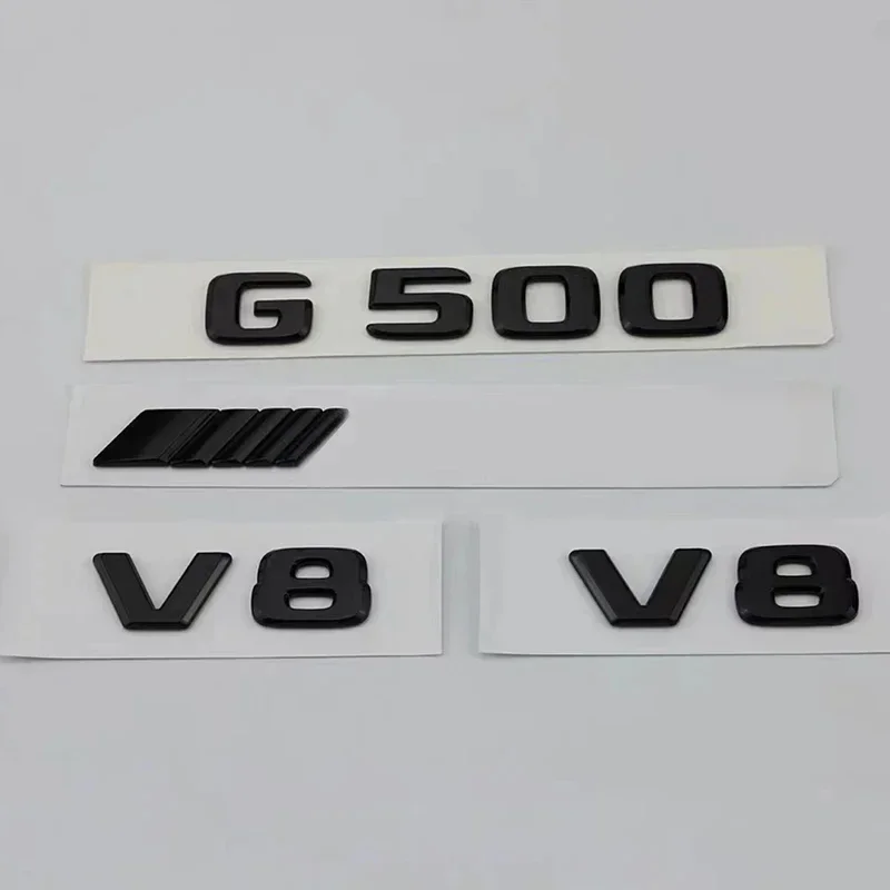 Glossy Black ABS Car Rear Trunk Badge Letters 3D Sticker G 500 Emblem Logo For Mercedes Benz G500 AMG W463 W464 Auto Accessories
Glossy Black ABS Car Rear Trunk Badge Letters 3D Sticker G 500 Emblem Logo For Mercedes Benz G500 AMG W463 W464 Auto Accessories