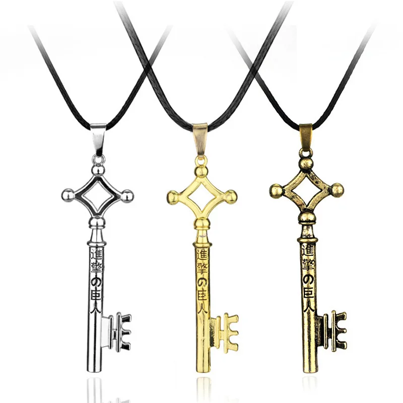 Attack On Titan Necklace Eren Key Shingeki No Kyojin Pendant Fashion Vintage Retro Anime Jewelry For Men Cosplay
Attack On Titan Necklace Eren Key Shingeki No Kyojin Pendant Fashion Vintage Retro Anime Jewelry For Men Cosplay