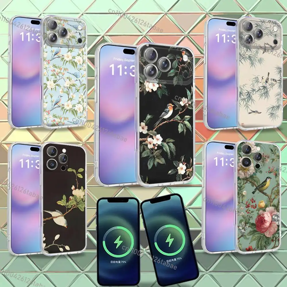 INS Vintage Floral & Bird Phone Case For iPhone 16,14,11,17,13,15,12,Air,Plus,Pro,Max,E,Mini Frosted for Magnetic Wireless TPU
INS Vintage Floral & Bird Phone Case For iPhone 16,14,11,17,13,15,12,Air,Plus,Pro,Max,E,Mini Frosted for Magnetic Wireless TPU