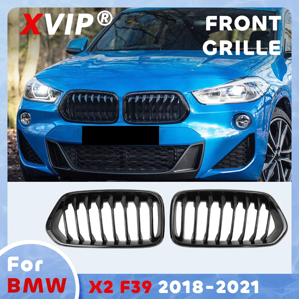 XVIP Glossy Black Single Line Style Front Bumper Grille For BMW X2 F39 2018-2022
XVIP Glossy Black Single Line Style Front Bumper Grille For BMW X2 F39 2018-2022
