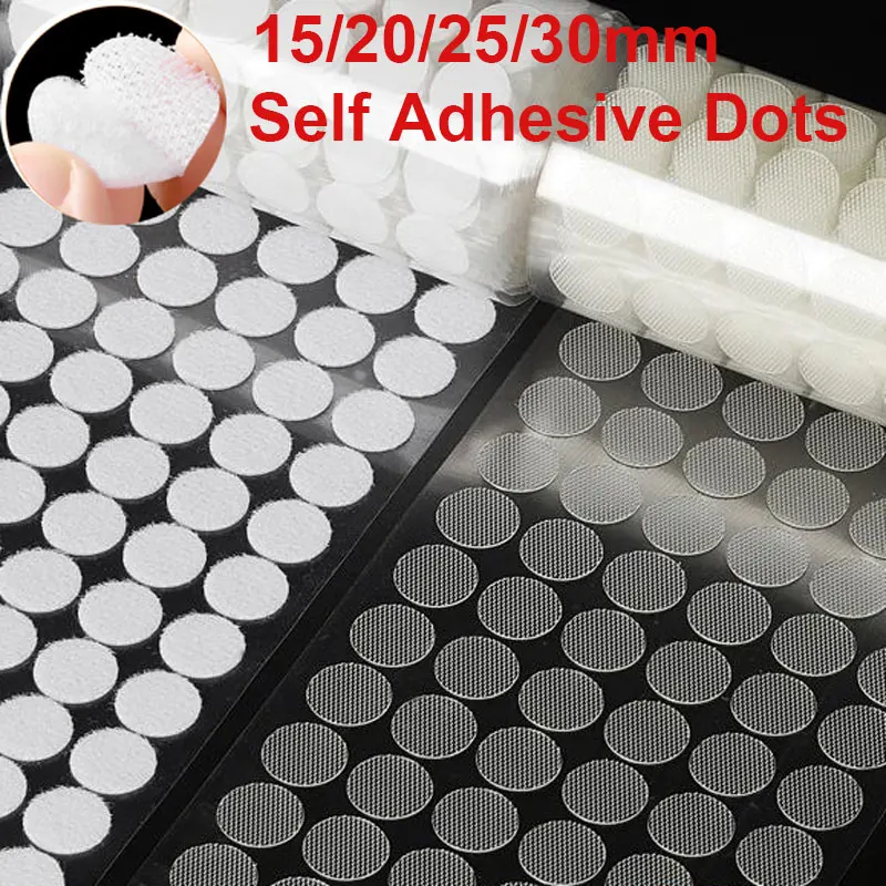 200-500Pairs Self Adhesive Dots Hook Loop Fastener Tape with Waterproof Sticky Glue Coins Tapes for Classroom Home 15/20/25/30mm
200-500Pairs Self Adhesive Dots Hook Loop Fastener Tape with Waterproof Sticky Glue Coins Tapes for Classroom Home 15/20/25/30mm