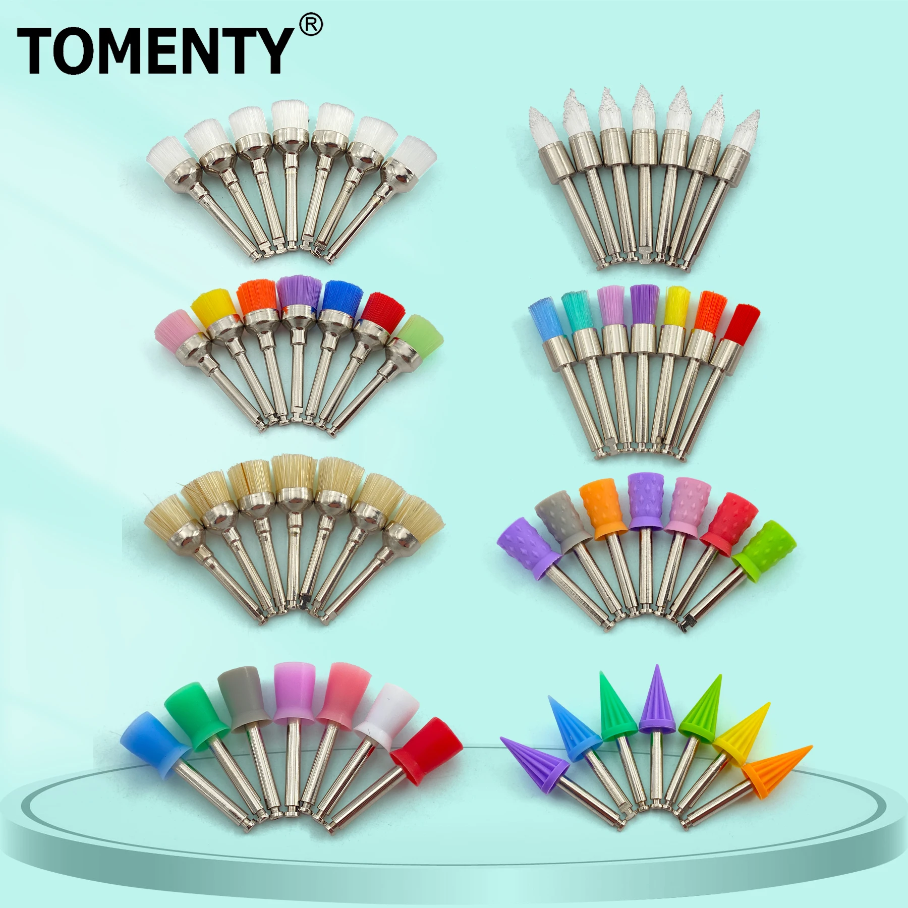 100pcs Dental Polisher Nylon Bristle Brush Shank 2.35mm Polishing Polisher Cup Teeth Whitening Prophy Brushes Dentist Tools
100pcs Dental Polisher Nylon Bristle Brush Shank 2.35mm Polishing Polisher Cup Teeth Whitening Prophy Brushes Dentist Tools 