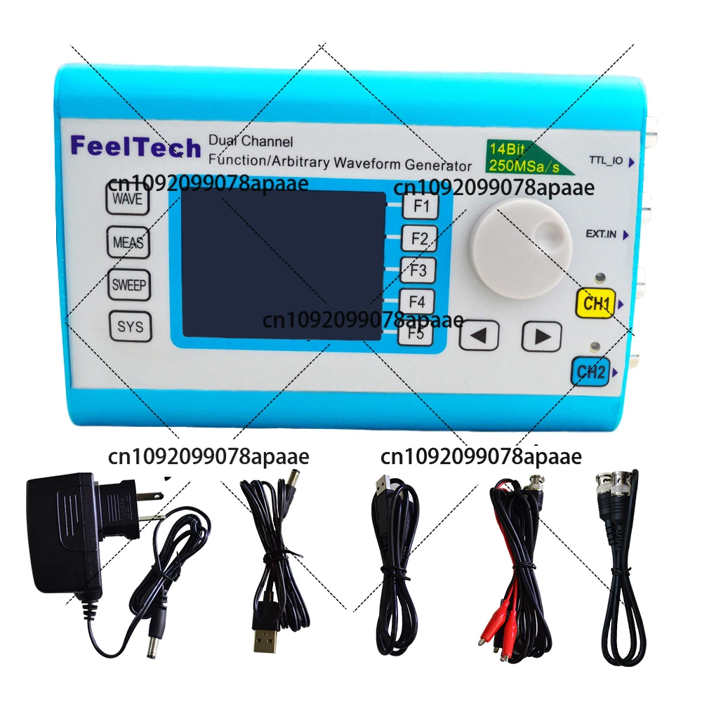 Для электронного тестирования! FY6300/FY2300 Двухканальный генератор сигналов произвольной формы с функцией DDS и частотным подсчетом
Для электронного тестирования! FY6300/FY2300 Двухканальный генератор сигналов произвольной формы с функцией DDS и частотным подсчетом