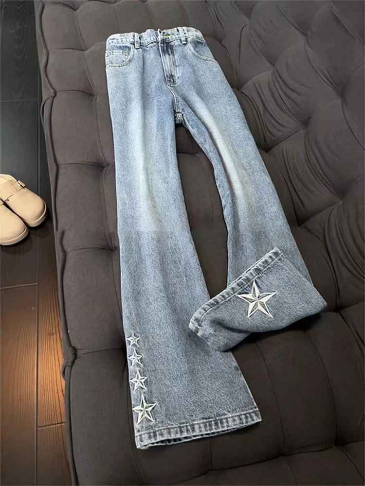 American Style Retro Embroidered Straight Leg Jeans Men's Autumn Vibe Cleanfit Slimming Micro Flared Pants Youth Trend
American Style Retro Embroidered Straight Leg Jeans Men's Autumn Vibe Cleanfit Slimming Micro Flared Pants Youth Trend