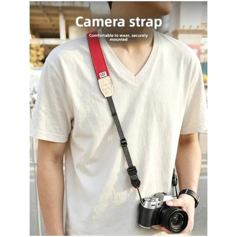 Comfortable & Secure Camera Shoulder Strap with Exquisite Stitching – Universal Fit for DSLR Mirrorless Cameras (Fujifilm Cano
Comfortable & Secure Camera Shoulder Strap with Exquisite Stitching – Universal Fit for DSLR Mirrorless Cameras (Fujifilm Cano