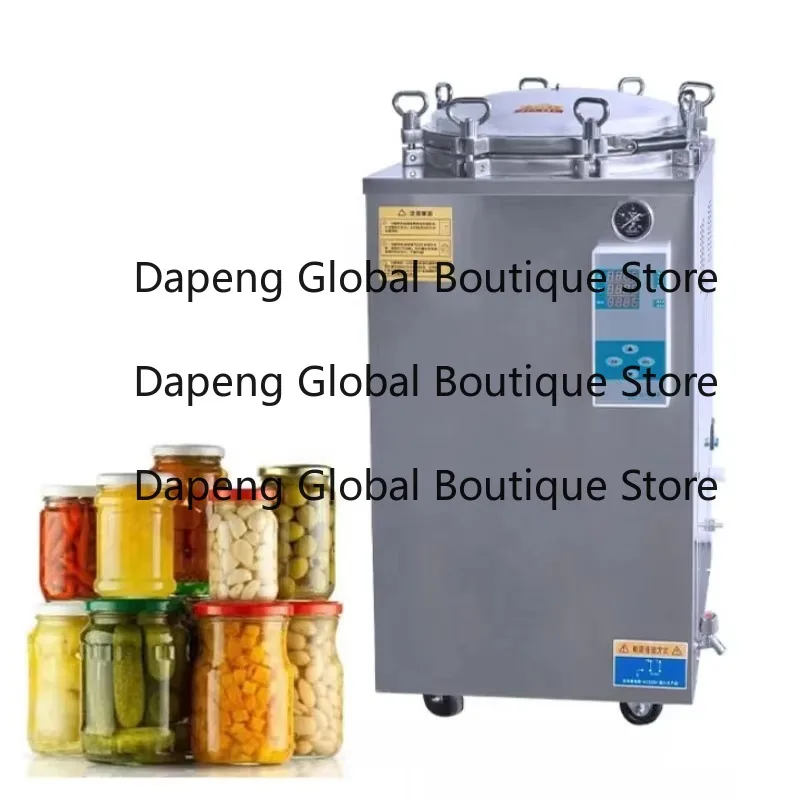 35l 50l 100l 150l Commercial Vertical High Pressure Steam Food Sterilizer Autoclave Sterilization Retort Machine for Jars
35l 50l 100l 150l Commercial Vertical High Pressure Steam Food Sterilizer Autoclave Sterilization Retort Machine for Jars