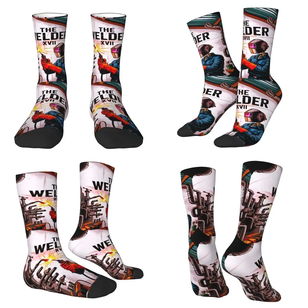 Сварщик, сварочные карты Таро, скелет, забавные металлические носки для рабочих, чулки в стиле Харадзюку, всесезонные длинные носки, аксессуары для унисекс
Сварщик, сварочные карты Таро, скелет, забавные металлические носки для рабочих, чулки в стиле Харадзюку, всесезонные длинные носки, аксессуары для унисекс